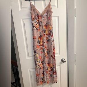 Floral Sleeveless Maxi Dress